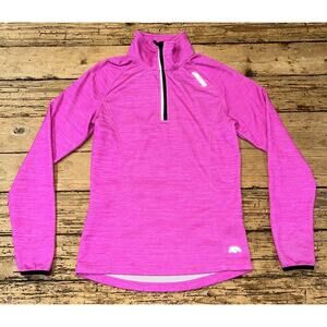 Karhu Women’s Size XS Pink 3/4zip Pullover W/thumbholes